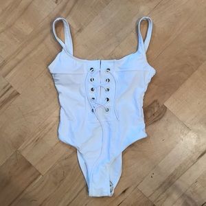 Fitted One Piece Swim